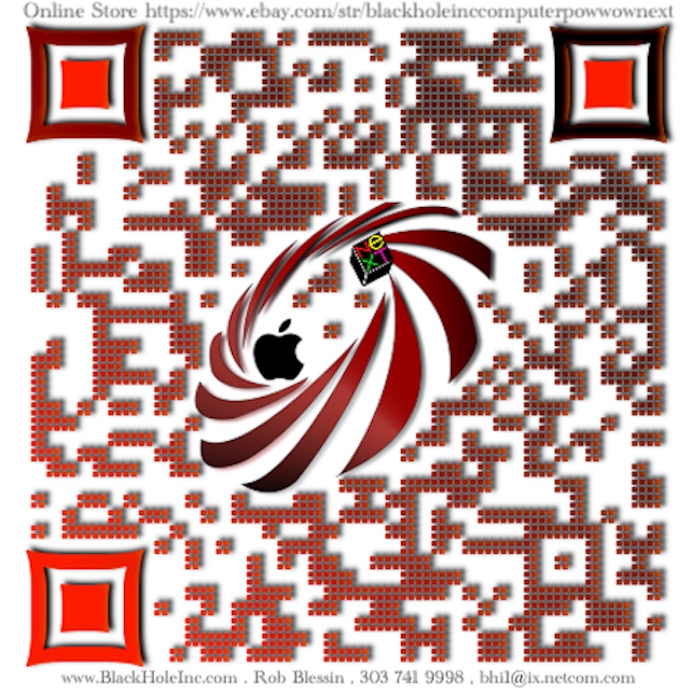 Black Hole QR code